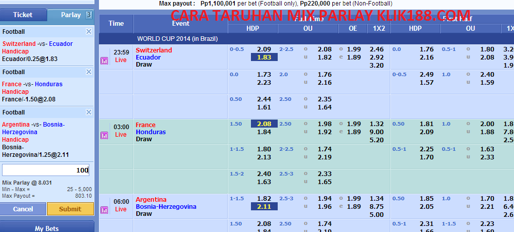 CARA TARUHAN DAN MENGHITUNG MIX PARLAY SOBET CARA TARUHAN DAN MENGHITUNG MIX PARLAY SOBET