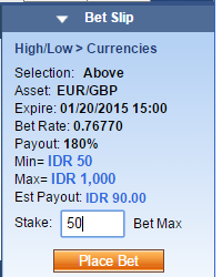 bet slip