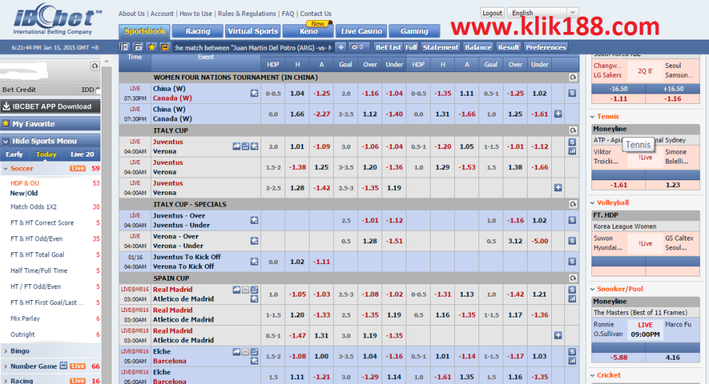 CARA DAFTAR IBCBET
