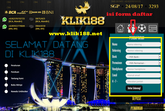 Klik188 Agen Judi Bola Terpercaya Sbobet, maxbet, dan 368bet